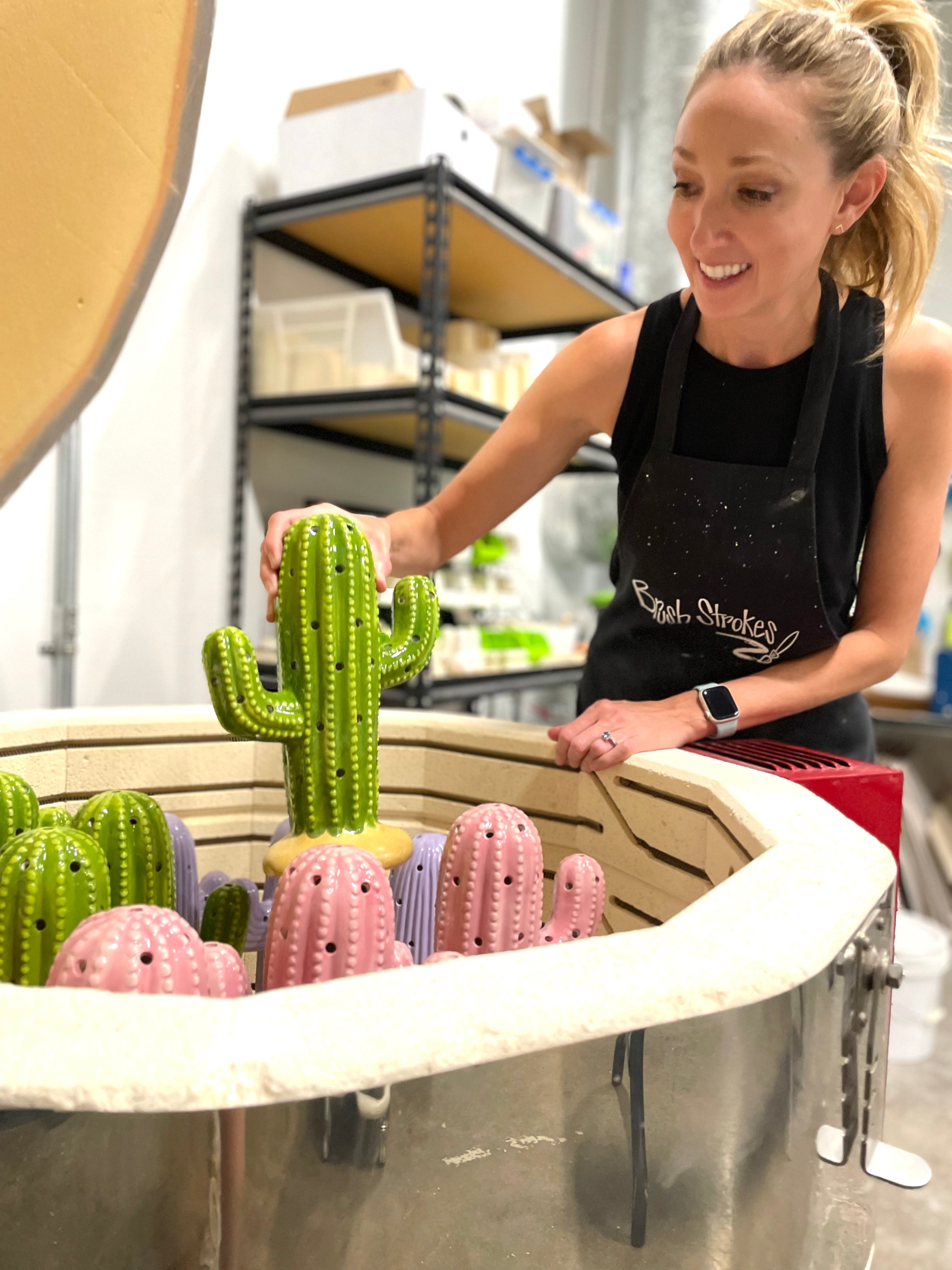 Home of the Original Ceramic Lighted Cactus Tree – Brush Strokes